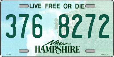 NH license plate 3768272