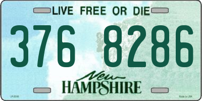 NH license plate 3768286