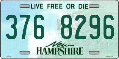 NH license plate 3768296