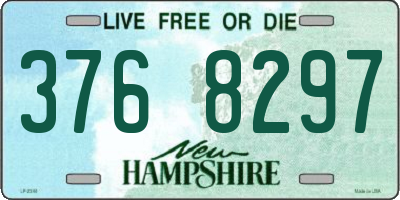 NH license plate 3768297