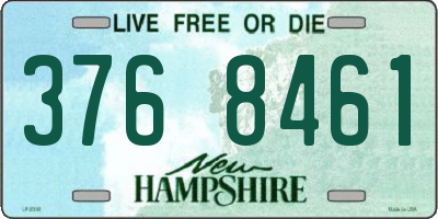 NH license plate 3768461