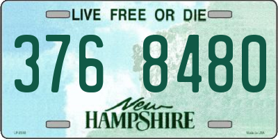 NH license plate 3768480