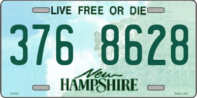 NH license plate 3768628