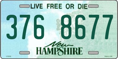 NH license plate 3768677