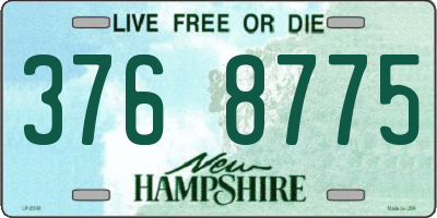 NH license plate 3768775