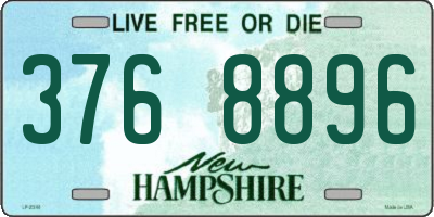 NH license plate 3768896
