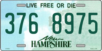 NH license plate 3768975