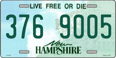 NH license plate 3769005