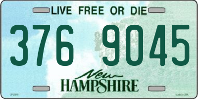 NH license plate 3769045