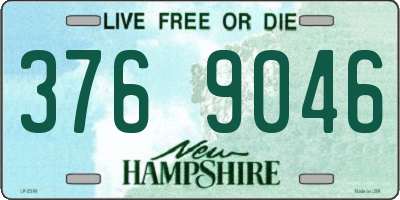 NH license plate 3769046