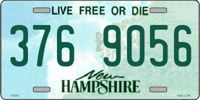 NH license plate 3769056