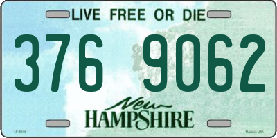 NH license plate 3769062
