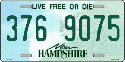 NH license plate 3769075