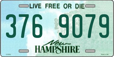 NH license plate 3769079