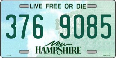 NH license plate 3769085