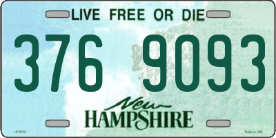 NH license plate 3769093