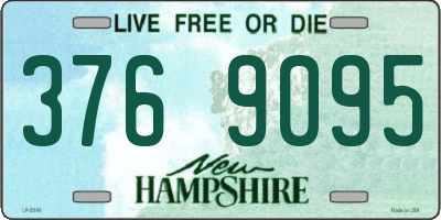 NH license plate 3769095