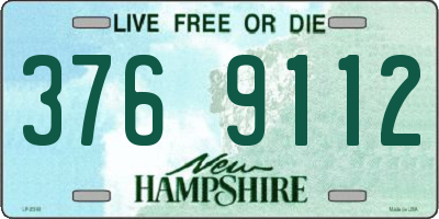 NH license plate 3769112