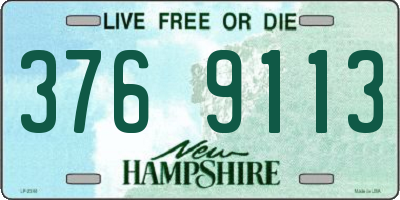 NH license plate 3769113