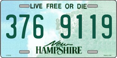 NH license plate 3769119