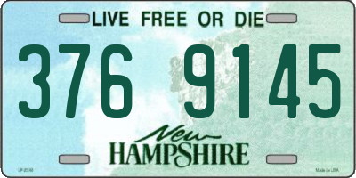 NH license plate 3769145