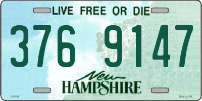 NH license plate 3769147