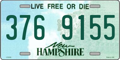 NH license plate 3769155