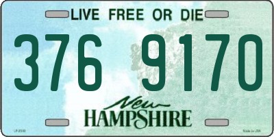 NH license plate 3769170