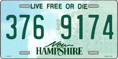 NH license plate 3769174