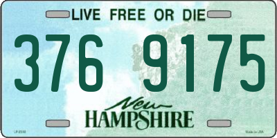 NH license plate 3769175