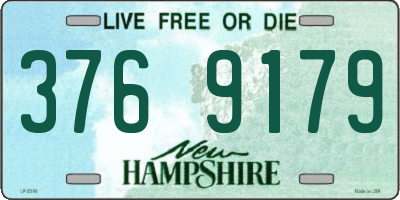 NH license plate 3769179