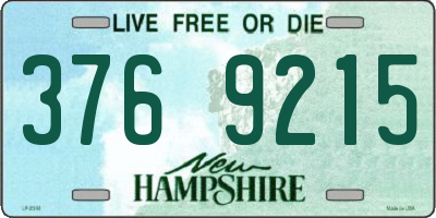 NH license plate 3769215