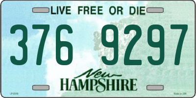 NH license plate 3769297