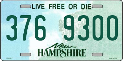 NH license plate 3769300