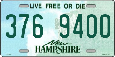 NH license plate 3769400