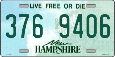 NH license plate 3769406