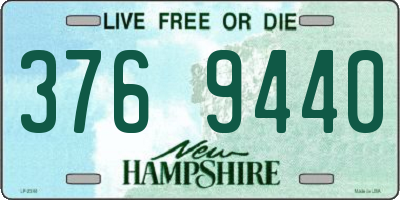 NH license plate 3769440