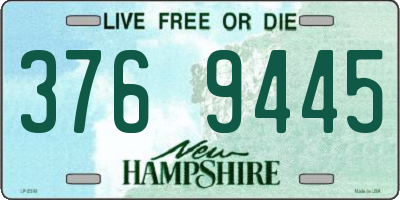 NH license plate 3769445