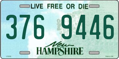 NH license plate 3769446