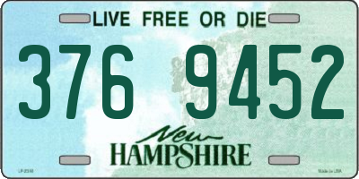 NH license plate 3769452