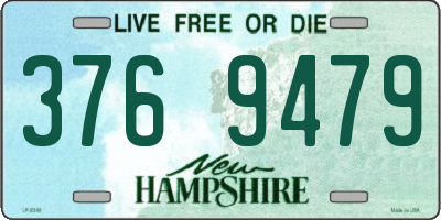 NH license plate 3769479