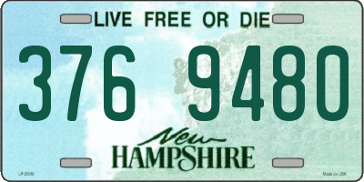 NH license plate 3769480