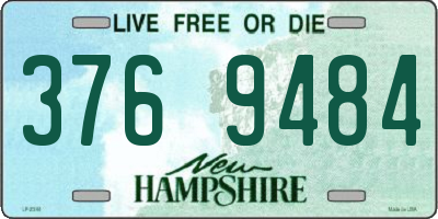 NH license plate 3769484