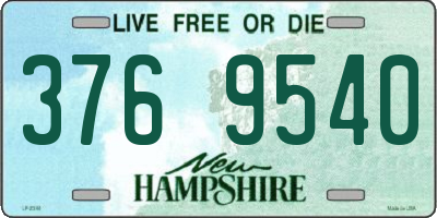 NH license plate 3769540
