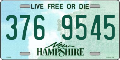 NH license plate 3769545