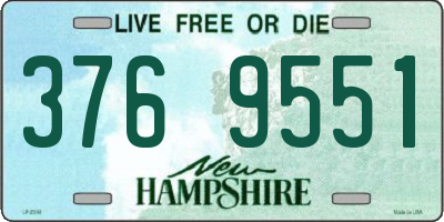 NH license plate 3769551