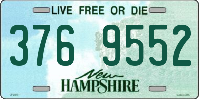 NH license plate 3769552