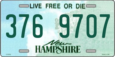 NH license plate 3769707