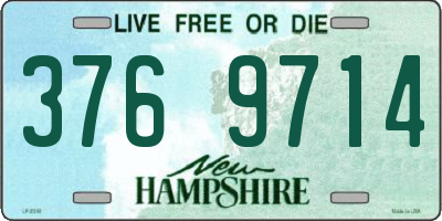 NH license plate 3769714