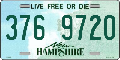NH license plate 3769720